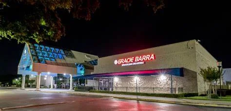 Gracie Barra Kissimmee academy exterior at night